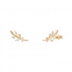 Pendientes Oro 14K Leaves