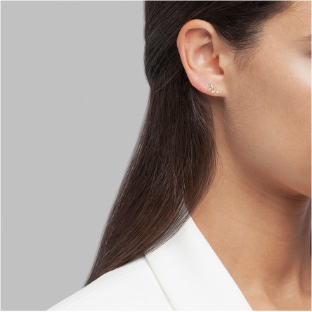 Pendientes Oro 14K Leaves