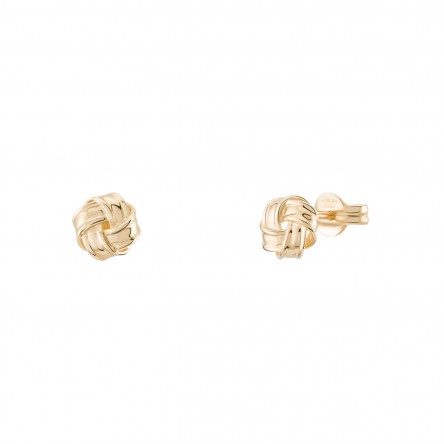 Pendientes Oro 14K Knot II