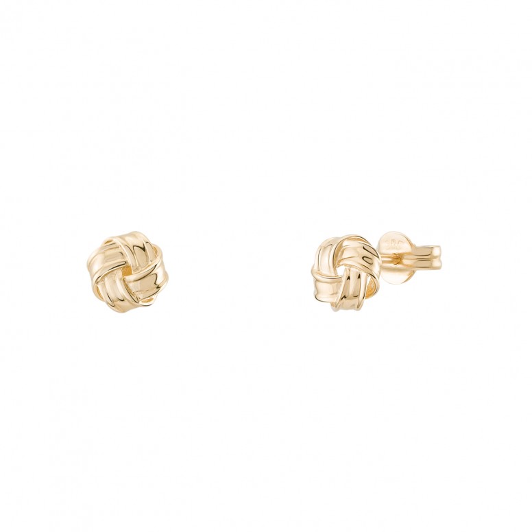 Pendientes Oro 14K Knot II