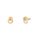 Pendientes Oro 14K Two Circles