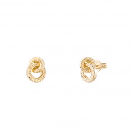Pendientes Oro 14K Two Circles