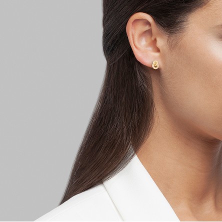 Pendientes Oro 14K Two Circles