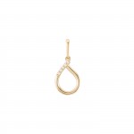 Colgante Oro 14K Drop