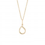 Colgante Oro 14K Drop