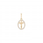 Cross of Christ 14K Gold Pendant