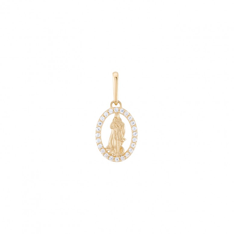 Our Lady 14K Gold Pendant