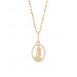 Our Lady 14K Gold Pendant