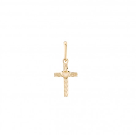 Timeless Cross II 14K Gold Pendant