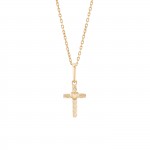 Timeless Cross II 14K Gold Pendant