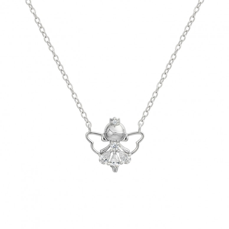 Collar Girls Fairy Silver