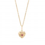 Timeless Cora��o Heart 14K Gold Pendant