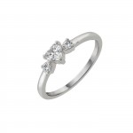 Anillo White Heart