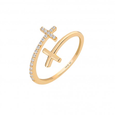Classy Cross Ring