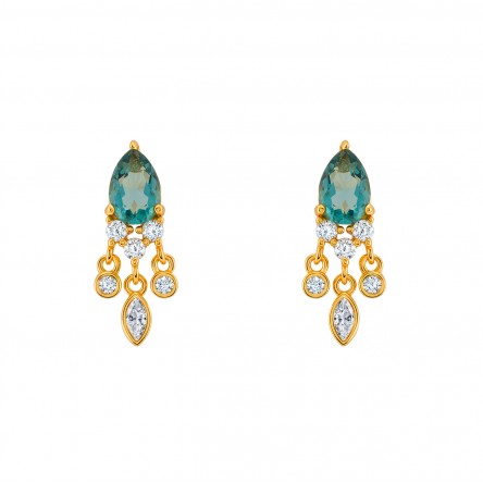 Pendientes Fun London Blue