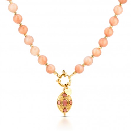 Carmela Sunset Peach Necklace