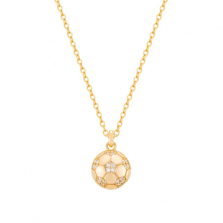 Passions Football Necklace