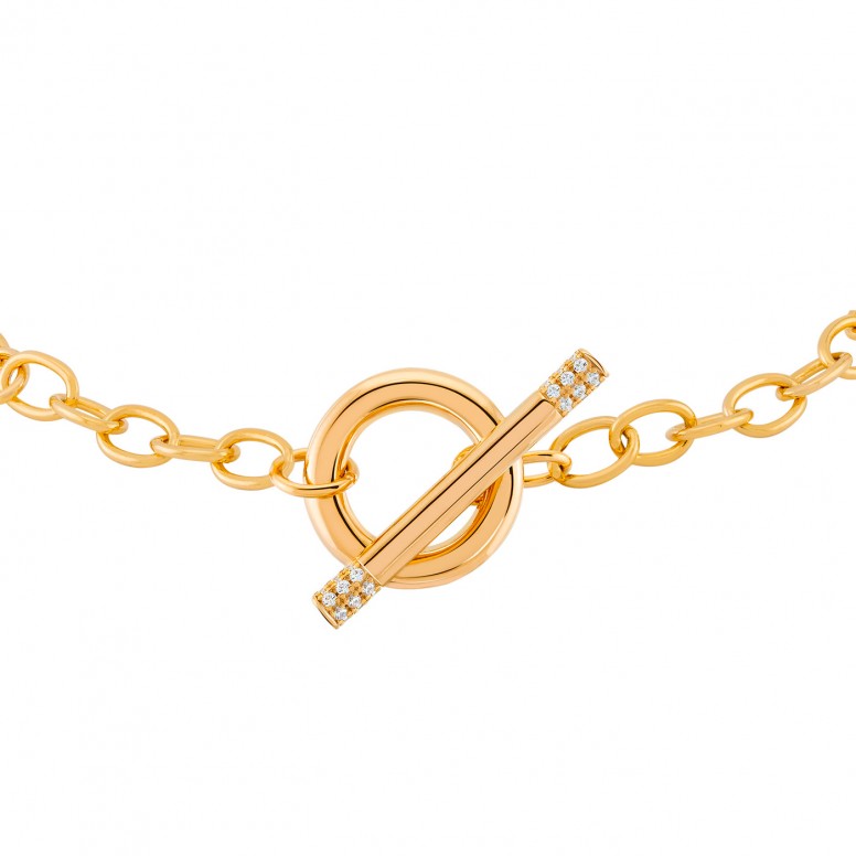 Travinca Chain Golden Bracelet