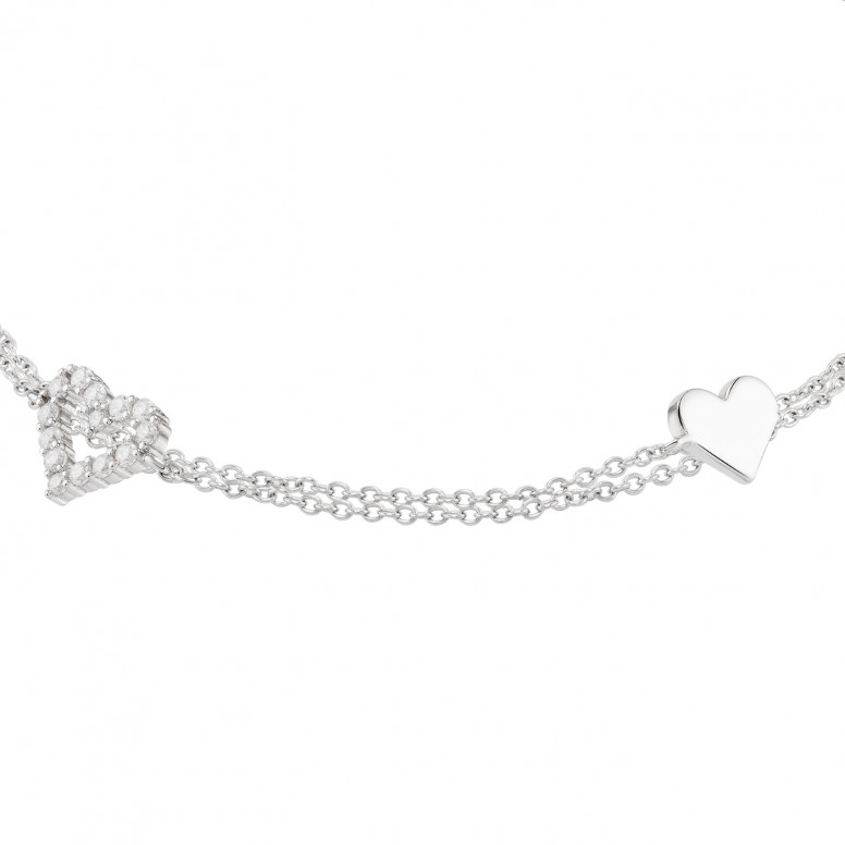 Pulseira Two Layered Heart