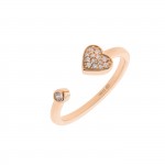 Anillo Matchy Heart Golden
