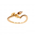 Golden Leaf Ring