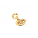 Charm Energy Crystal Eye Golden