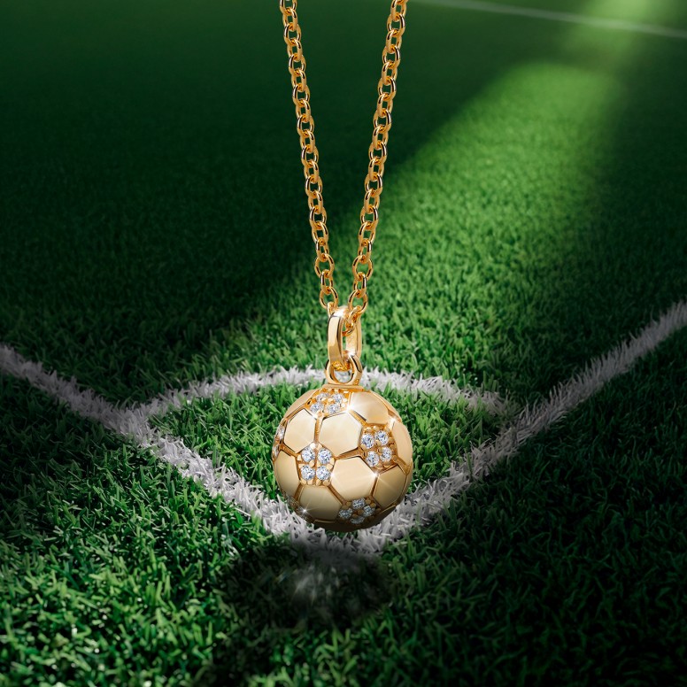 Passions Football Necklace