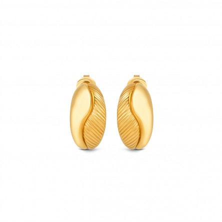 Pendientes Pliss� Hoop Golden