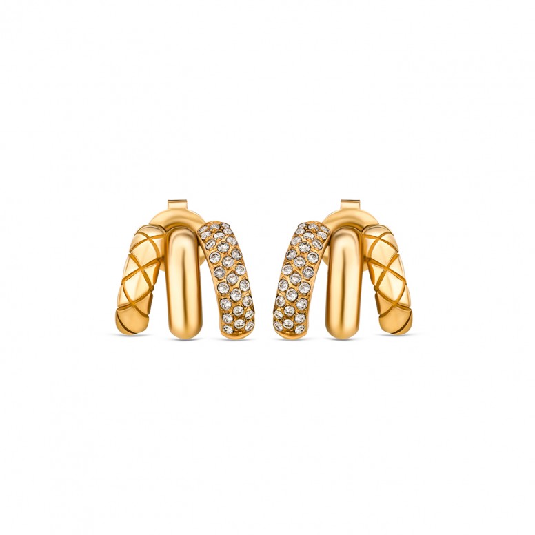 Pendientes Delightful Triple Golden