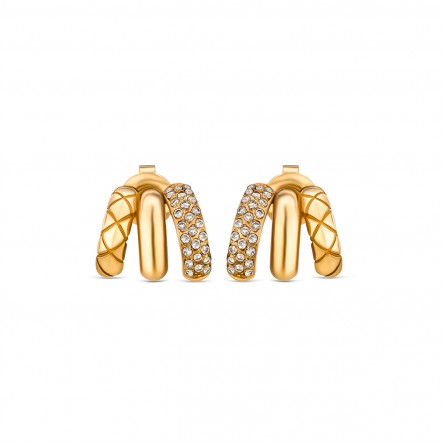Pendientes Delightful Triple Golden