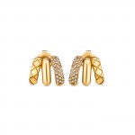 Pendientes Delightful Triple Golden