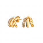 Pendientes Delightful Triple Golden