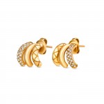 Pendientes Delightful Triple Golden