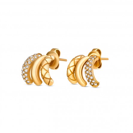 Pendientes Delightful Triple Golden