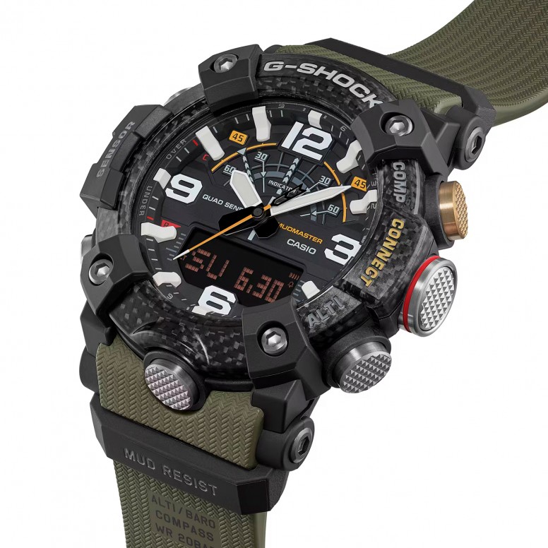 Relógio Master Of G Mudmaster Verde