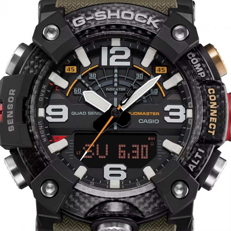 Relógio Master Of G Mudmaster Verde
