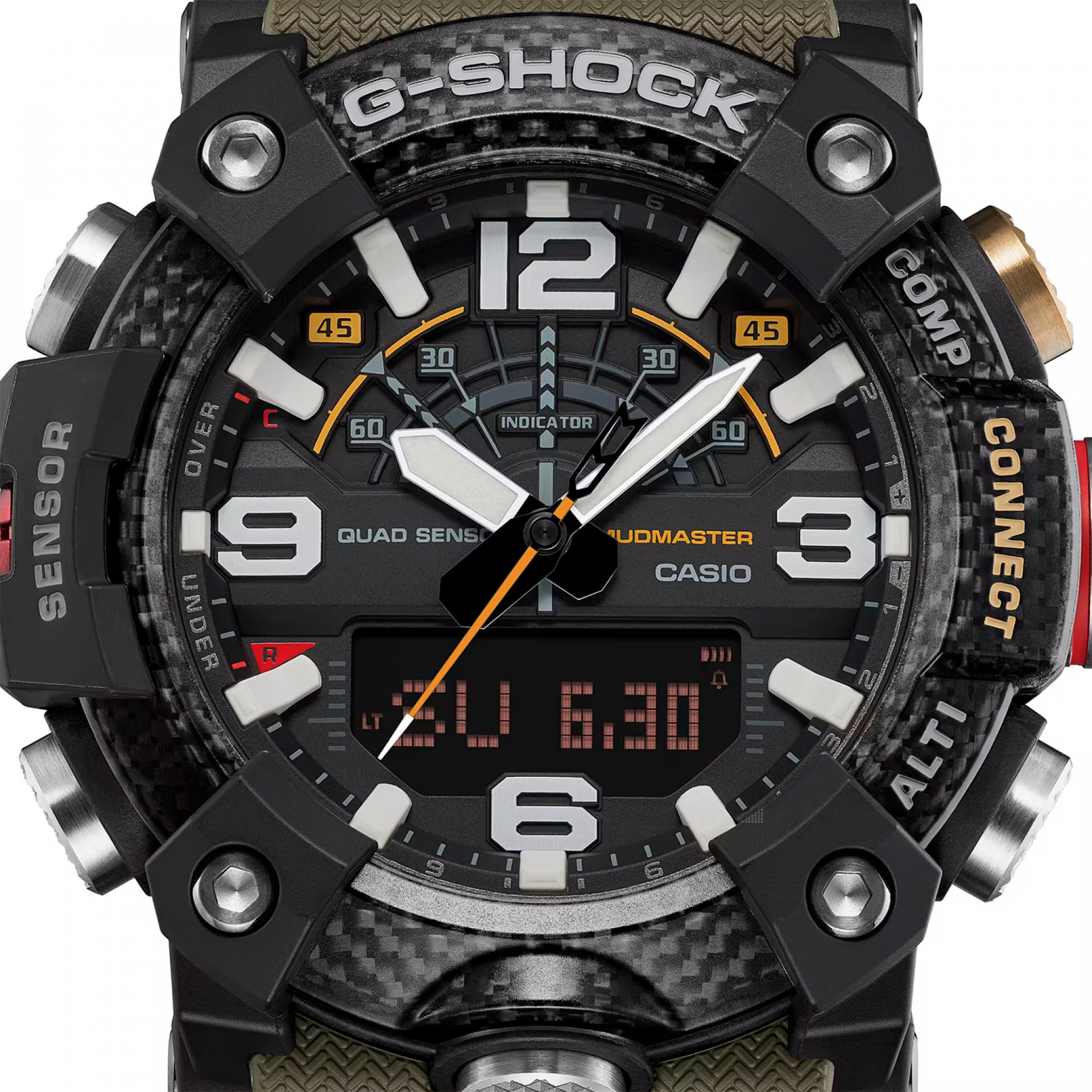 Relógio Master Of G Mudmaster Verde