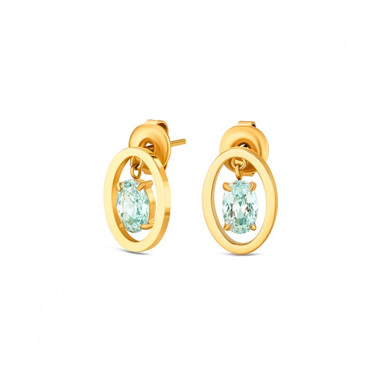 Conjunto Colar e Brincos Birthstone March - Serenity