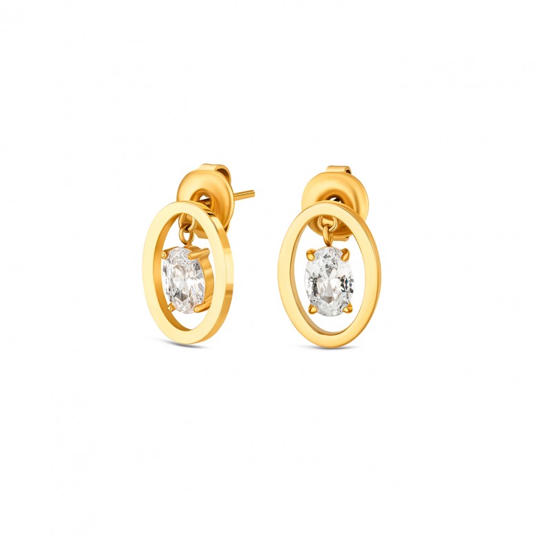Conjunto Collar y Pendientes Birthstone April - Courage