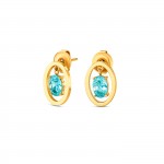 Conjunto Colar e Brincos Birthstone December - Happiness