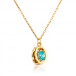 Conjunto Colar e Brincos Birthstone December - Happiness
