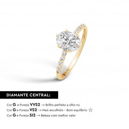 Ring Liz 18K Gold Diamond Ring Liz 18K Gold Diamond