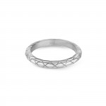 Delightful Slim Silver Ring