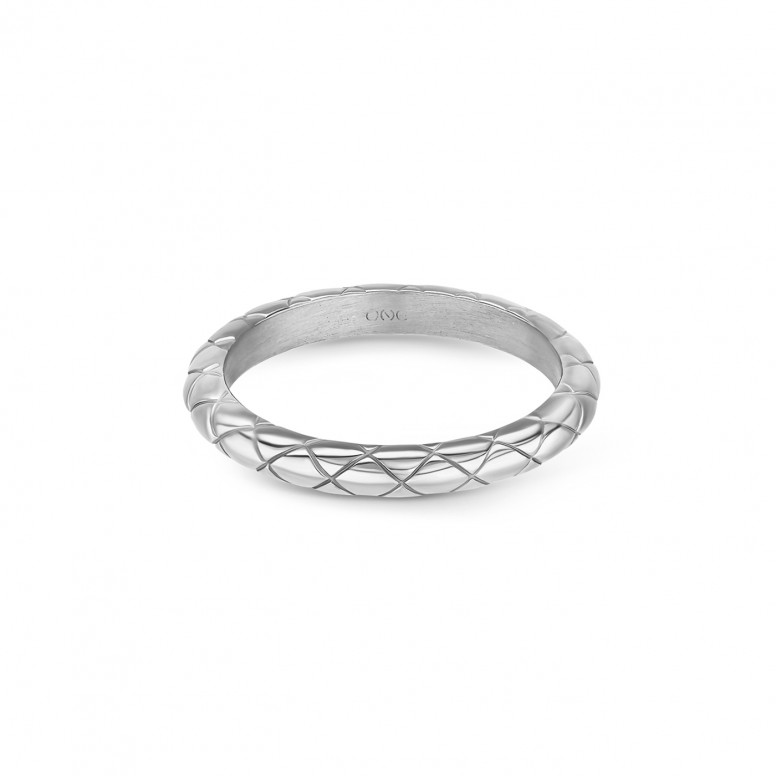 Delightful Slim Silver Ring