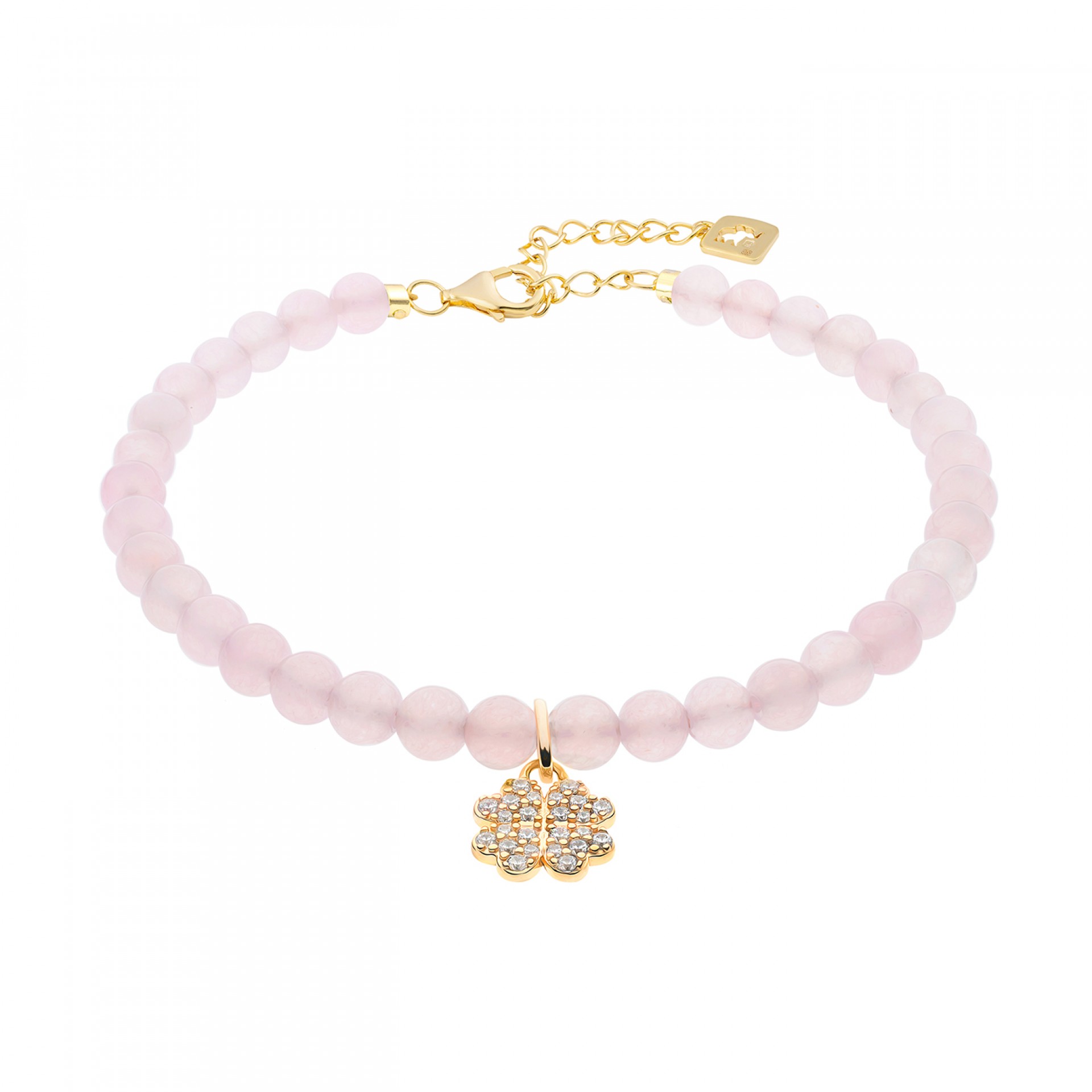 Lucky Colors Rose & Clover Bracelet