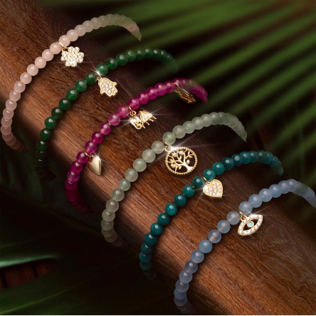 Pulsera Lucky Colors Rose & Clover