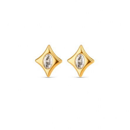 Pendientes Elena Tiny Divine Golden Pendientes Elena Tiny Divine Golden