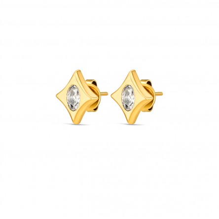 Pendientes Elena Tiny Divine Golden Pendientes Elena Tiny Divine Golden
