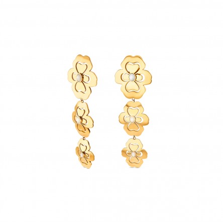 Pendientes Margot Blossom Long Golden