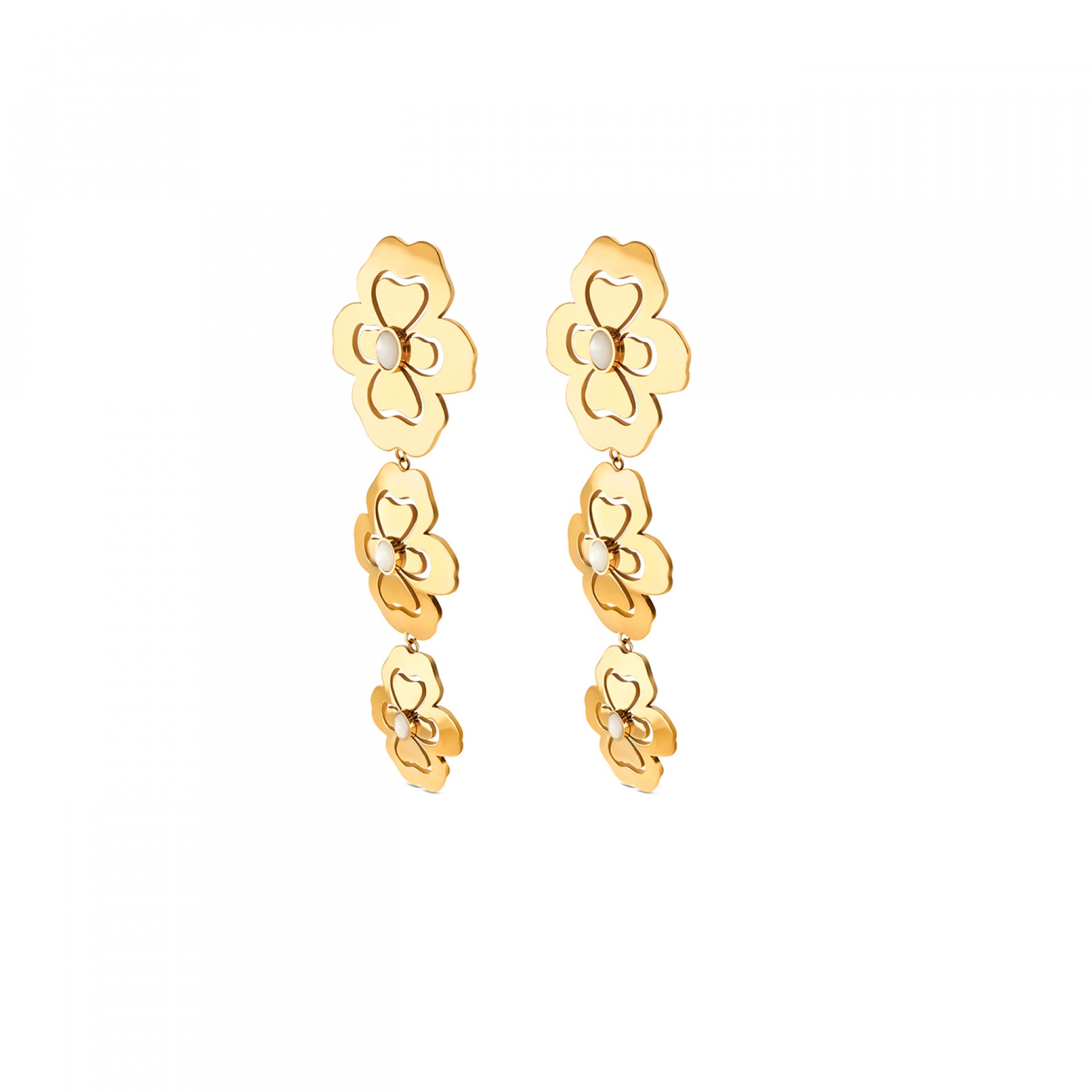 Pendientes Margot Blossom Long Golden